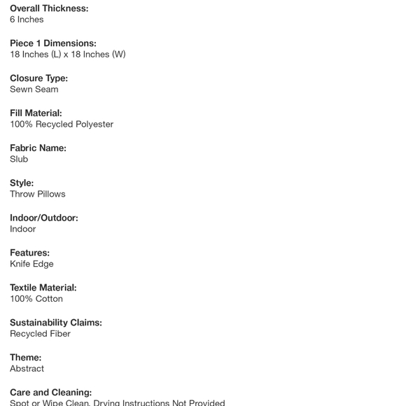 Opalhouse Jungalow NEW Square Embellished Geo Throw Pillow in Cream/gray - Picture 6 of 6